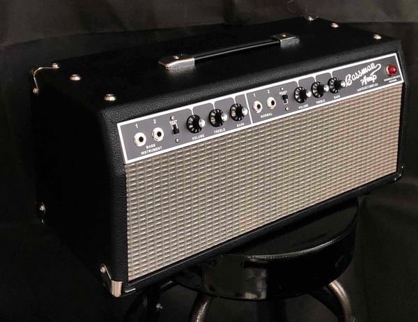 GRAND BASSMAN GRAND BUSMMAN AMP DO CANNELOS de 2 watts Blackface com versão do circuito AA864