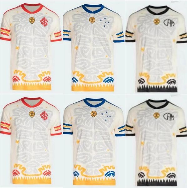 2023 Cruzeiro EC Atlético Edição Especial Camisas de Futebol Mineiro SC Internacional GIOVANNI EDU BRUNO GUERRERO 23 24 VARGAS G.ARANA Camisa de Futebol