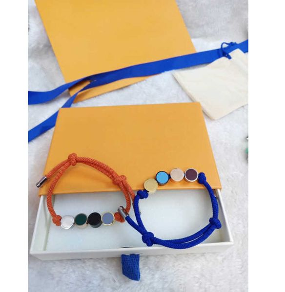 Designer Armband Unisex Armband Mode Armbänder für Mann Frauen Schmuck Verstellbares Armband Modeschmuck 4 Farben