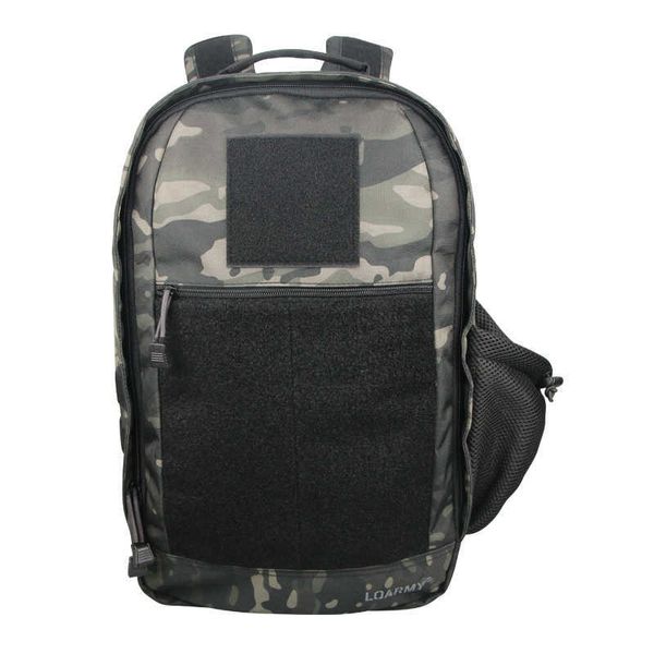 Classic Backpack School Book Bag Business College Students Casual Daypack 15,6 polegadas CAMO BLACK 230412