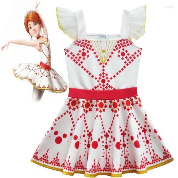 Tema traje menina cosplay anjo amor ballet crianças sem mangas estilingue casamento festa de halloween fantasia vestido