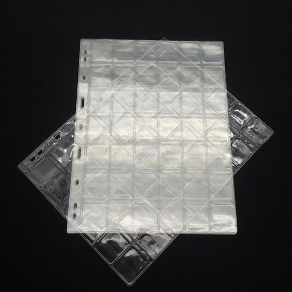 Serise Set Portamonete in plastica in PVC Cartella Pagine Fogli per la conservazione di denaro in contanti duro Raccolta Mini Penny Bag Borse2358