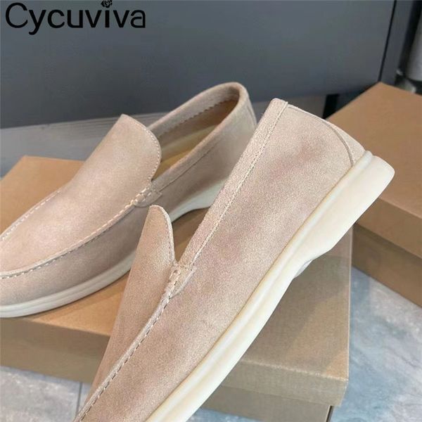 Abendschuhe Hohe Qualität Wildleder Loafers Schuhe Herren Runde Zehe Casual Comfort Slip On Flache Herrenschuhe Sommerspaziergang Fahrschuhe Für Herren 230412