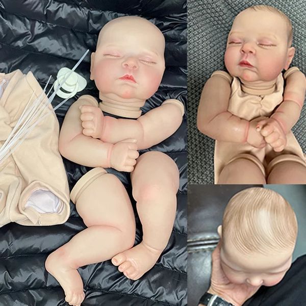 Куклы 21 дюйм раскрашенные персики Reborn Doll Kit Soft Touch Свежий цвет Высокое качество 100% ручная работа в разобранном виде Комплект игрушек для детей 231110