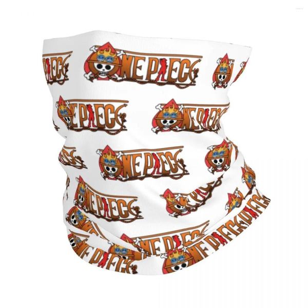 Schals Ace One Piece Logo Bandana Halsmanschette Bedruckter Wickelmaskenschal Warme Sturmhaube zum Laufen für Männer Frauen Erwachsene Waschbar