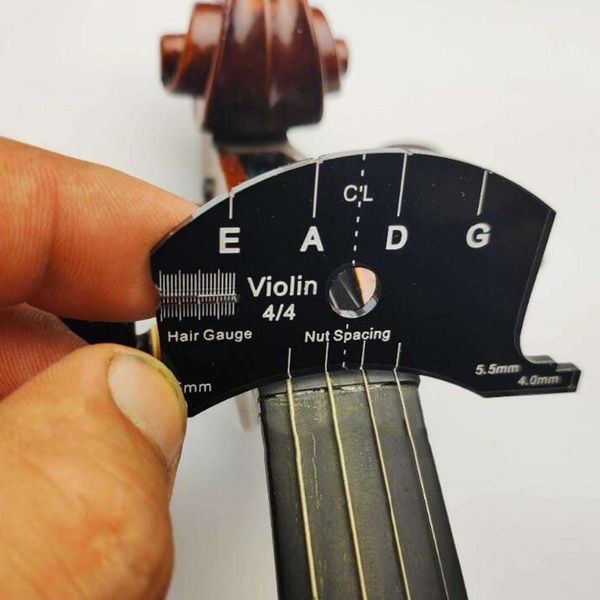 Violin Bridges Multifunktionale Formvorlage 1/2 3/4 4/4 Violin Bridges Repair Reference Tool Fingerboard Scraper Making Tool