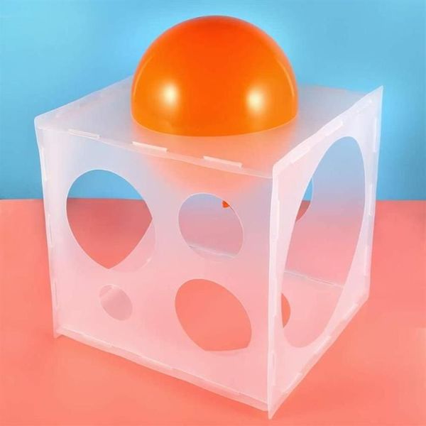 Decorazione per feste 11 fori Pallone Sizer Ball Box Archi Colonne Crea strumento di misurazione delle dimensioni per il compleanno269r