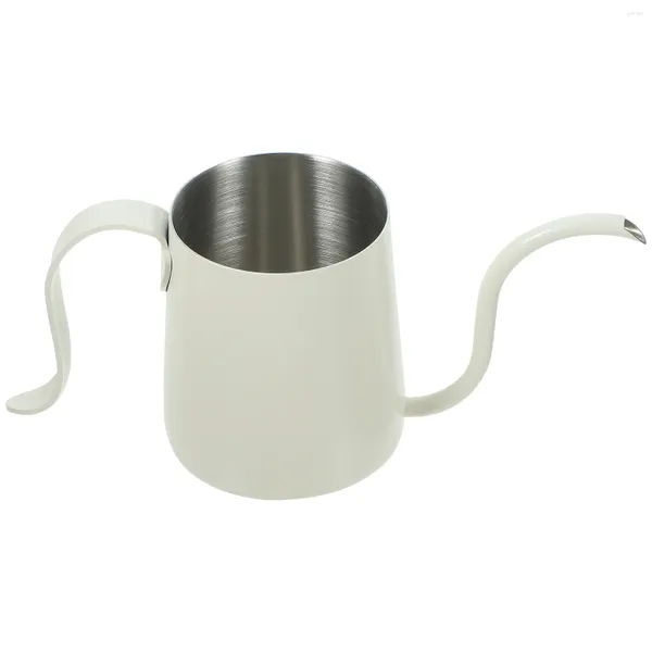 Conjuntos de louça de café pendurado pote de ouvido gooseneck chaleira fogão top despeje gotejamento de aço inoxidável viagem