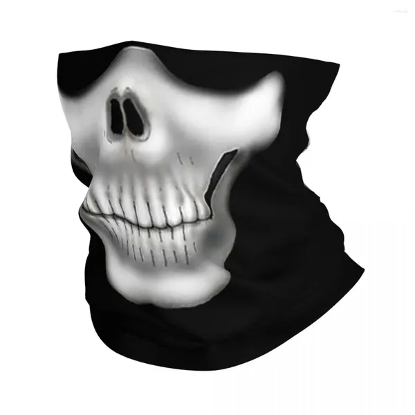 Schals Totenkopf-Gesichts-Bandana-Halsmanschette, bedruckter Maskenschal, Mehrzweck-Gesichtsmaske, Reiten, für Männer, Frauen, Erwachsene, winddicht