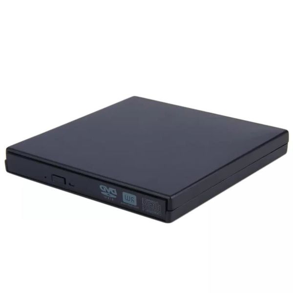 Portable Black external sata drive Enclosure for Laptops and Notebooks - Slim USB 2.0 DVD/CD/DVD-Rom Compatible - Mjqmm