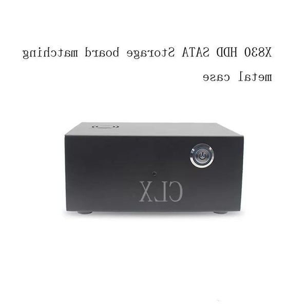 Raspberry Pi X830 35 polegadas HDD SATA Storage Board correspondente Caso de metal/gabinete Controle de energia Kit de ventilador de refrigeração mfwxk