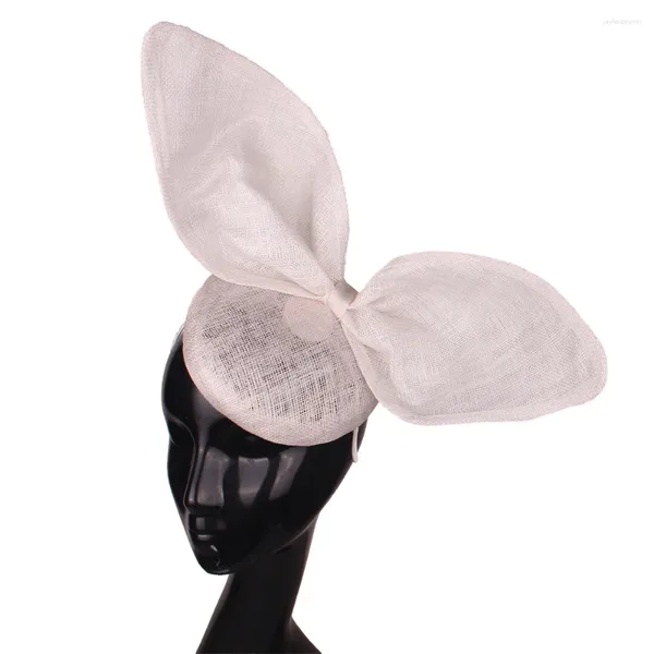 Copricapo di grandi dimensioni Nizza Sinamay Fascinators Cappello da donna Cocktail Party Fermaglio per capelli Matrimonio Chiesa Abito formale Fedora Copricapo da donna