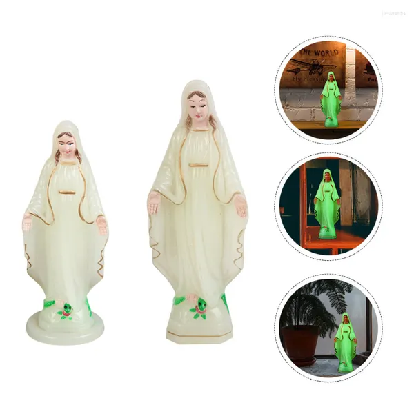 Anhänger Halsketten Maria Jungfrau Jesus Statue Schmuck Dekoration Figuren Statuen Geschenk Kirche Tischdekoration Religiöser Garten Himmlisch