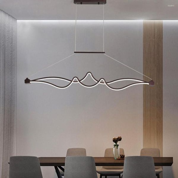Pendelleuchten Esszimmer Kronleuchter Einfache moderne minimalistische Heimdekoration Deckenleuchten Nordic Creative Bartheke Schlafzimmer Designer