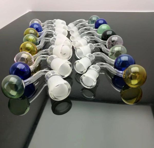 Fumar tubo mini cachimbo de vidro de vidro de vidro colorido em forma de metal colorido bolha s pote