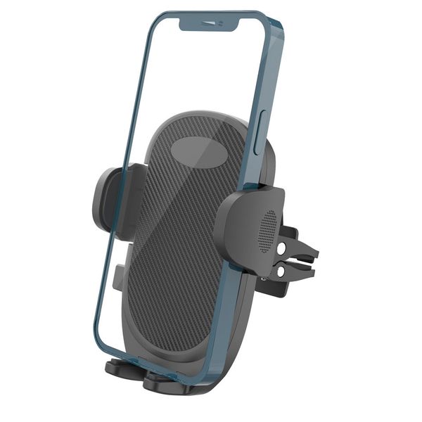 Supporto universale per caricabatterie da auto per telefono cellulare Supporto per presa d'aria per auto Compatibile per iPhone 14 13 Pro Telefoni cellulari Samsung 4-7 pollici
