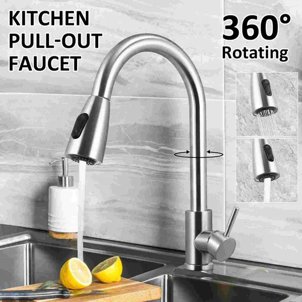 Rubinetti della cucina Rubinetto per lavatrice Rubinetto per acqua fredda Lavello estraibile Vasca da bagno Bagno