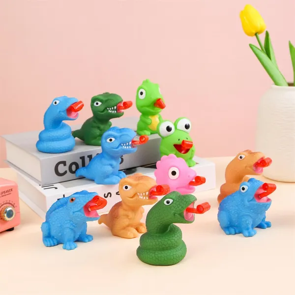Высунутый язык, декомпрессионные игрушки, динозавр, большой глаз, лягушка, щепотка, пружинные игрушки для снятия стресса, игрушки для детей и взрослых