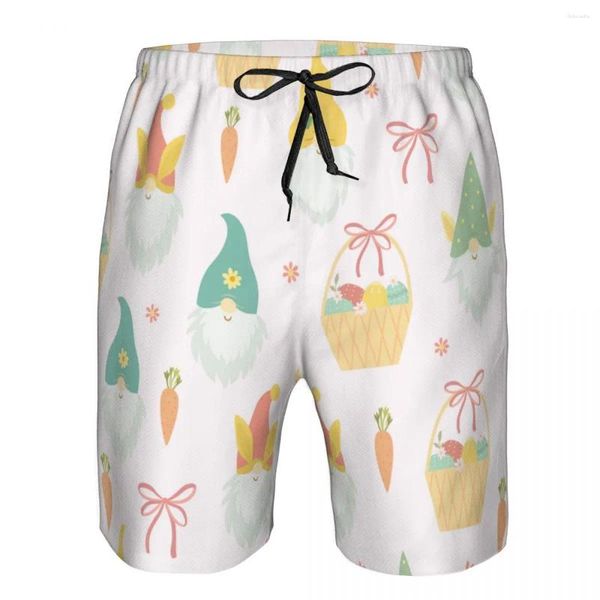 Herren-Shorts, Badebekleidung, Gnome-Gesichter, Badehose, Strandbrett, Herren-Badeanzüge