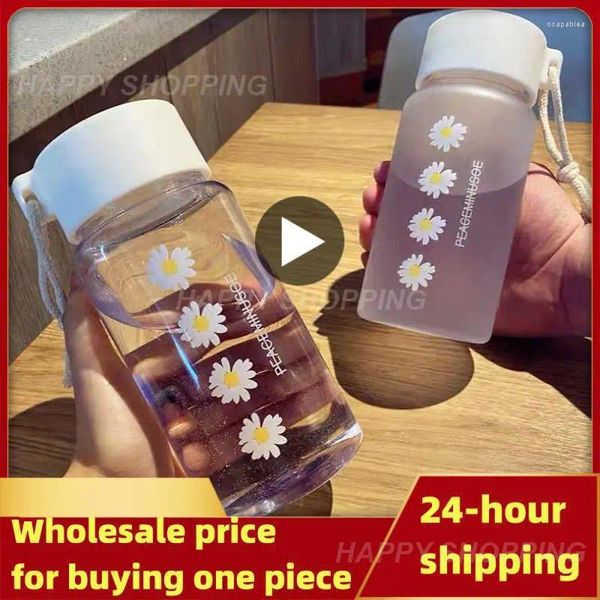 Wasserflaschen 700/500 ml Plastikflasche für Mädchen süße Trinkkinder Gym Schule Flasche