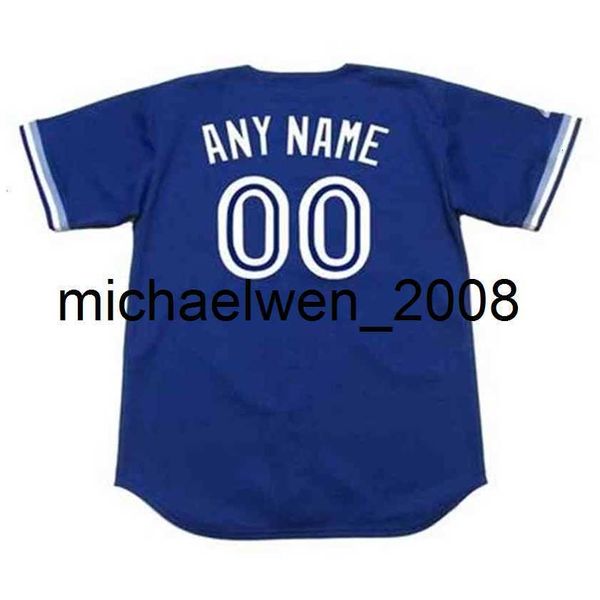 Maglia da trasferta Cooperstown TORONTO da uomo personalizzata degli anni '70 personalizzata con qualsiasi nome di maglia da baseball