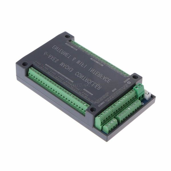Бесплатная доставка NVUM 6-осевой контроллер ЧПУ MACH3 Ethernet-интерфейсная плата 200 кГц для шагового двигателя Mgblr