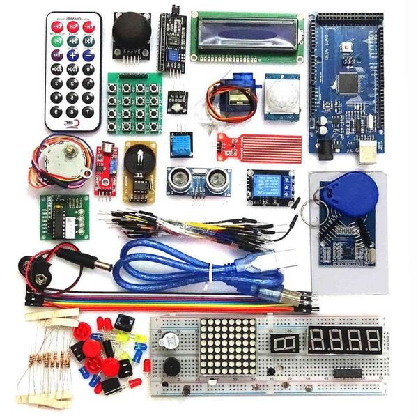 FreeShipping Mega 2560 R3 Starter Kit Motor Servo RFID Ultrasonic Ranging Relay LCD для UXCTP