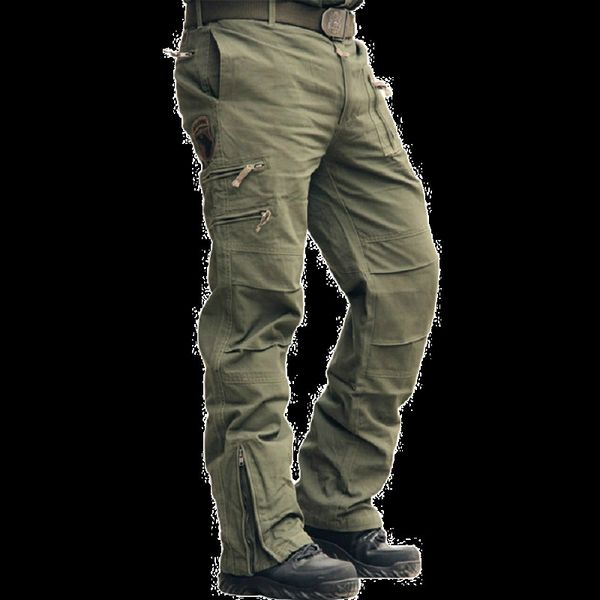 Herrenhose Lässige Herrenhose Military Tactical Army Multi Pocket Camouflage Herren Jogginghose Plus Size Outdoor Arbeitshose 230412