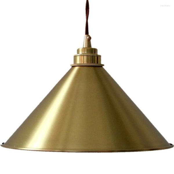 Lampade a sospensione Vintage Loft Decor LED Light Vento industriale Ottone Lampada a sospensione Apparecchi Sala da pranzo Illuminazione domestica Apparecchio antico