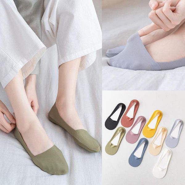 Frauen Socken Socken Hausschuhe 2023 Sommer Short Plain No Show Frauen Hohe Qualität Unsichtbar Weibliche Koreanische Art Mädchen