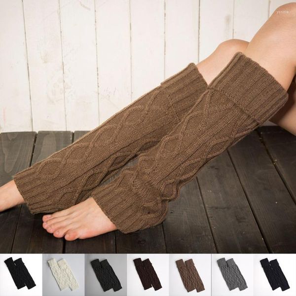 Mulheres meias de inverno malha de lã Pernela quente Lingge vintage cor sólida térmica elegante longa peluda 2023