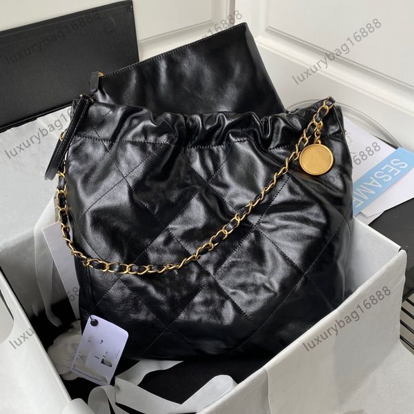 10a Alta Qualidade Luxurys Designer Bags Tote Shopping Bag Beach Bag Ombro Chain Bag Tote Grande Bolsa De Pele De Carneiro 22 Bag 23s Crossbody Bags Mini Messenger AS3261 Top