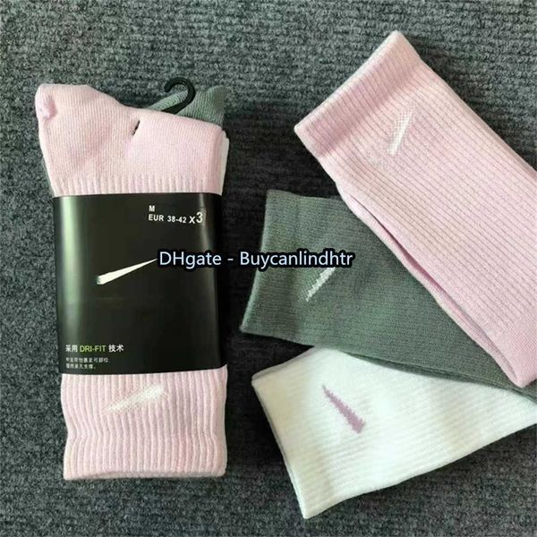 Designer Mens Womens Socks Cinque paia Luxe Sports Inverno Mesh Lettera stampata da calzino di Cotton Man Woman With Box 3Pairs/Piece