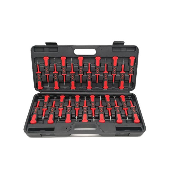 25pcs Universal Automotive Terminal Lexture Lexture Remover Tool Комплект CAR Electrical Prower Crimp -штифт