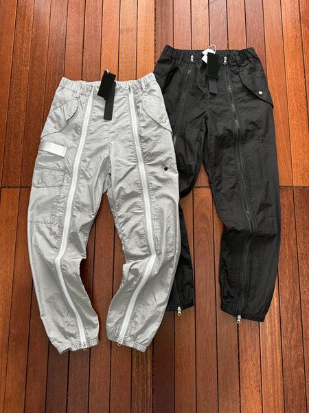 мужские брюки длинные брюки 2023 новый стиль дизайнерские брюки с двойной молнией легкие спортивные штаны с несколькими карманами удобный водонепроницаемый пух