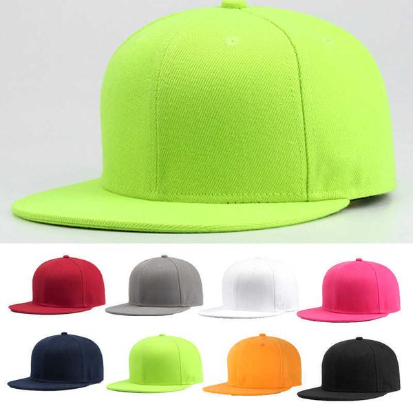 Berretti da baseball per adulti Bk chiuso Berretto da baseball per testa piccola Lady Man Blank Hip Hop Snapbk Hat Men Flat Peak Caps P230412