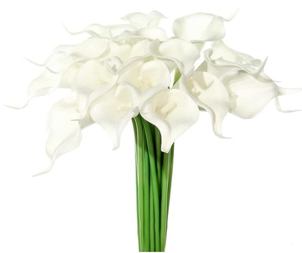 Calla-Lilien-künstliche Blumen-Fälschungs-Blumen-High-End-Hochzeits-Hauptdekorations-Blume