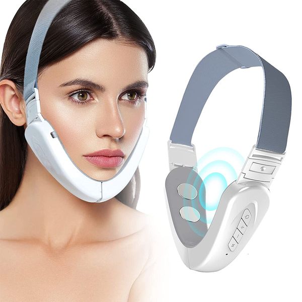 Gesichtsmassagegerät EMS-Gesichtslifting-Maschine Elektrisches Hebegerät Doppelkinnentferner Gesicht schlanker straffendes Massagegerät V-Linie Wangenlift 230411