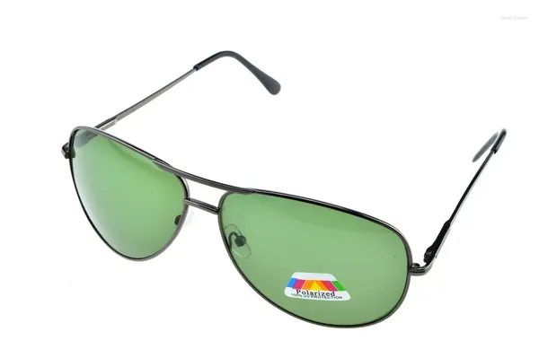 Occhiali da sole Classic Pilot Double Bridge Uomo Luce polarizzata UV400 Polaroid Polarizzati Sport Guida Occhiali da sole firmati per esterni