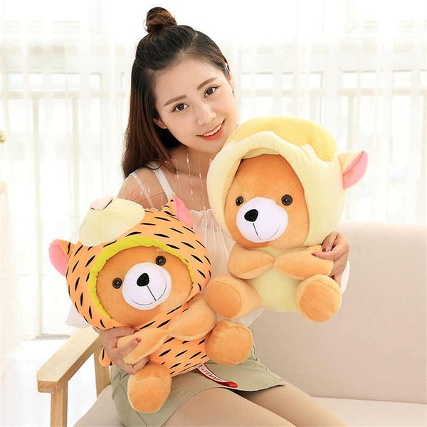 20 CM Cartoon 12 Zodiac Peluche Orso Animale Trasformato in PP Cotone Riempito Decorazione della casa Regali di compleanno di lusso per ragazza