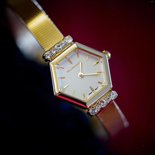 Наручные часы Винтаж 2024 женские часы с бриллиантовой цепочкой подарок для влюбленных Высокое качество Роскошный стальной женский браслет