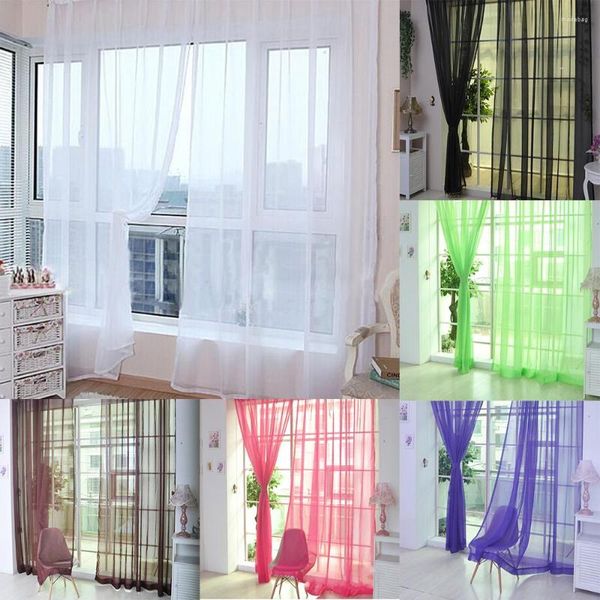 Cortina cortina moderna cortinas puras em branco transparente para decoração de sala de estar cortina de floco de neve decoração de quarto decoração de casa