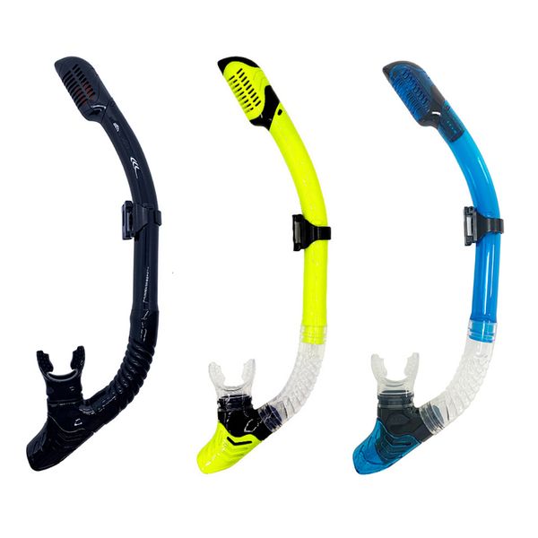 Schnorchel-Sets Silikonschnorchel Trockenatmungsschlauch Unterwasser Wassersport Schwimmen Tauchen Schnorcheln Professionelle Erwachsene Schwimmbecken Luftschlauch 230411