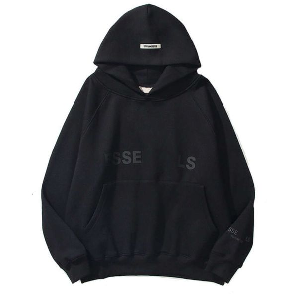 Мужская мода Толстовки Спортивные костюмы ESS Essentialhoodies Толстовки Мужчины Женщины Грудь Письмо Куртки Спортивный костюм Свитер Рубашки Пальто Пуловер Толстовка с капюшоном YB6O