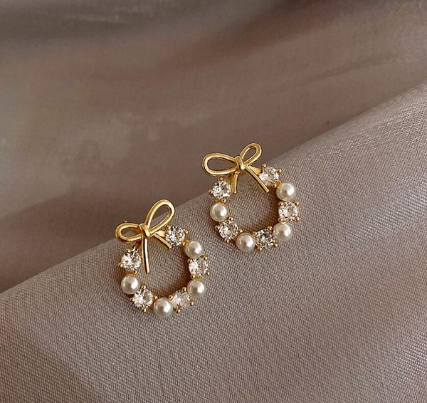 Gli ultimi orecchini a farfalla di perle orecchini di lusso bellissimi orecchini gioielli da sposa da donna regalo di alta qualità
