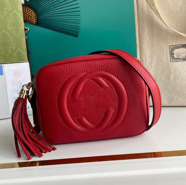 Rote Kameratasche, klein, Mini-Kettentasche, Designer-Handgepäck, hochwertige Sling-Taschen, Satteltasche, Sattel-Crossbody-Umhängetasche, Super-Tasche für Herren