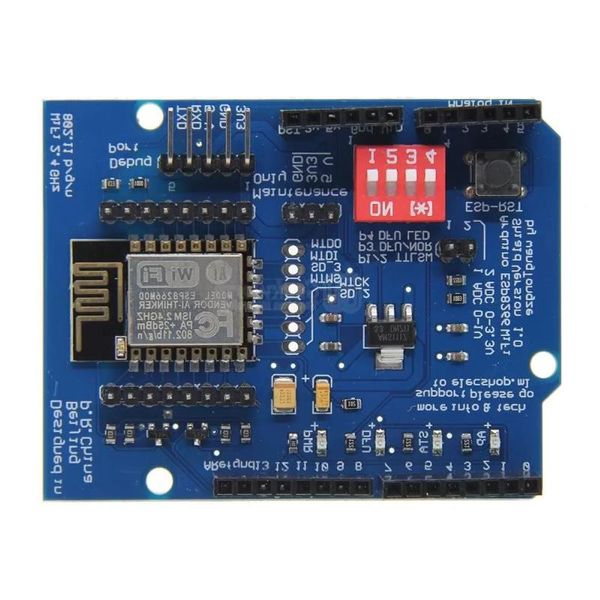 DIY Demo PCBA Geliştirme R 3 ESP8266 ESP-12E Seri Wi-Fi Kalkan Genişleme Kurulu BJGMA