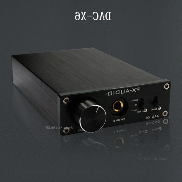 Freeshipping fx-audio feixiang DAC-X6 fieber HiFi amp USB Fiber Coaxial Digital Audio Decoder DAC 16BIT/192 verstärker TPA6120 Cxwlc