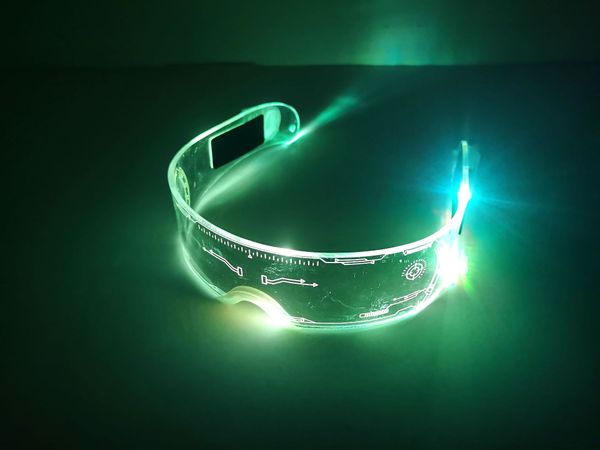 LED Toys iluminados acrílico luminoso LED Goggles Festival Bungee Dance Party Party Luminous