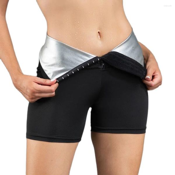 Shorts ativos femininos esportivos abdominais yoga cintura alta queima de gordura cintura fitness academia roupas de treino